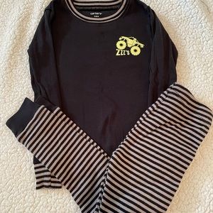 Boys monster truck pajama set